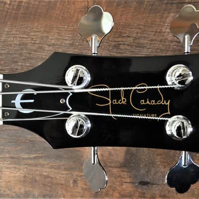 1998 Epiphone Jack Casady Signature Bass Rare Sunburst image 7
