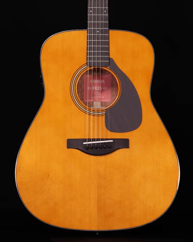 Yamaha FGX5 GL Red Label Acoustic Electric Guitar image 1