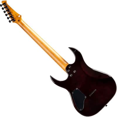 Spira S-450 TGR 450 Series Double Cutaway Roasted Poplar Flamed Maple Top Canadian Roasted Maple Neck 6-String Electric Guitar image 2