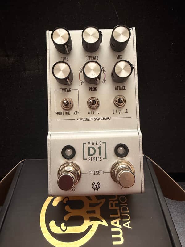 Walrus Audio Mako D1 High-Fidelity Stereo Delay V1 2020 - 2021 - Silver image 1