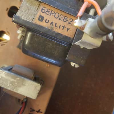 Webcor Small Mono Tube Amp Project 6V6 6E5 12AX7 AlNiCo 6" Speaker Bumblebee Sprague 1952 Copper image 8