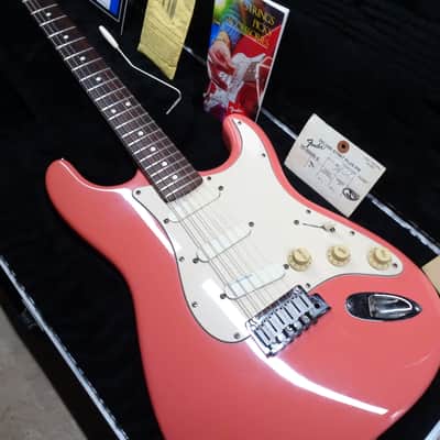 Fender Strat Plus Deluxe-1989 - Dusty Rose- RARE RARE Finish--with Rosewood- Wilkinson Nut- TBX- Lace Sensors- image 13