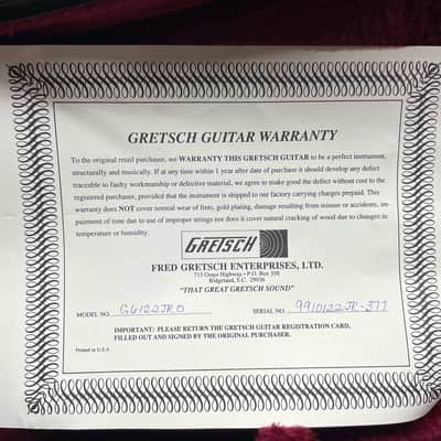 Gretsch G6122 Jr. 6122 Country Classic Junior Guitar with Case MIJ Japan 1999 Orange image 2