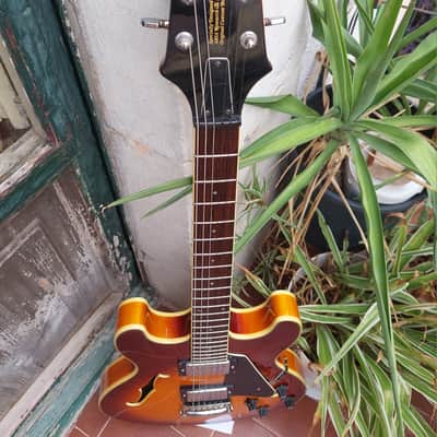 1986 Aria Pro II TA-40 Sunburst MI Korea ES-335 Style Jazz image 12