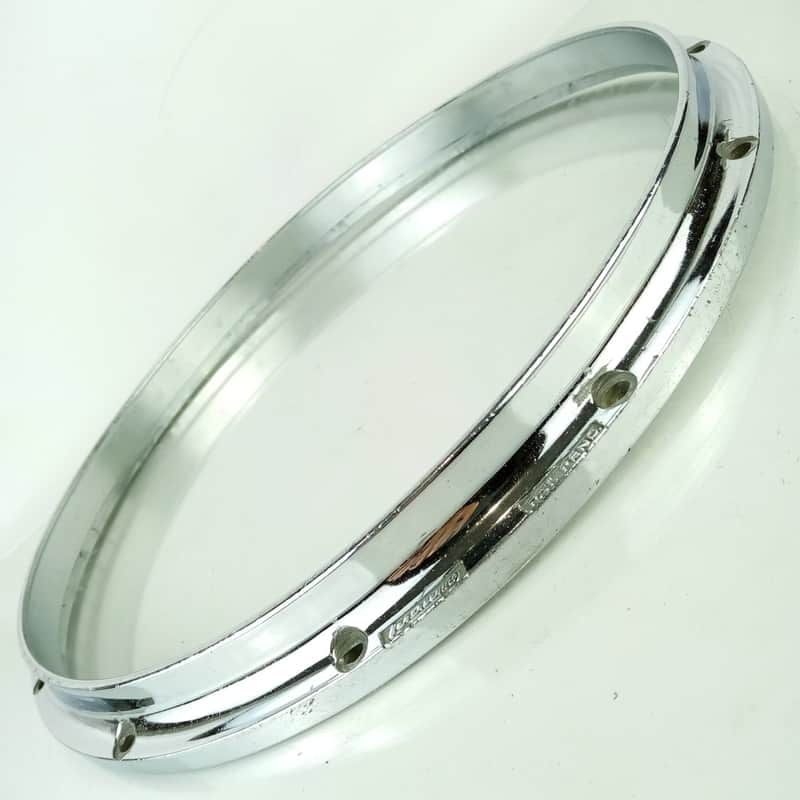 Ludwig 14"Coliseum 12Lug Twin-Channel Die-Cast Rim/Hoop Snare Drum Batter 80s US image 1