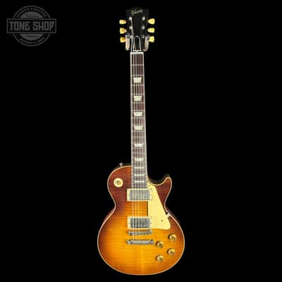 Gibson Custom Dealer Select 1959 Les Paul Standard Chambered Tejas Burst AAA Top Ultra Light Aged w/case 961008 image 2