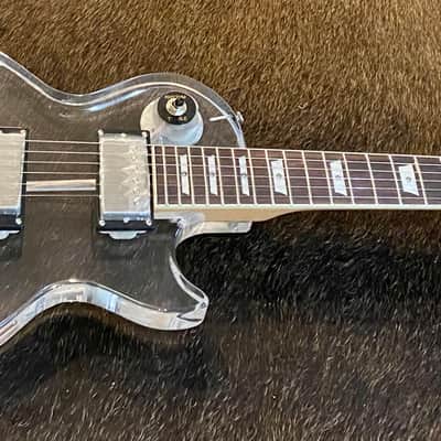 Unbranded Crystal Clear Acrylic Lucite Les Paul Clear image 5