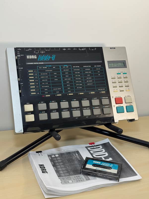 Korg DDD-1 Dynamic Digital Drums 1986 - 1987 - Black image 1