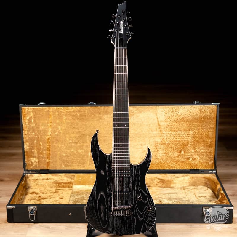 Ibanez RG5328R Prestige 8-String Ash Guitar w/ Case – Lightning Through A Dark image 1