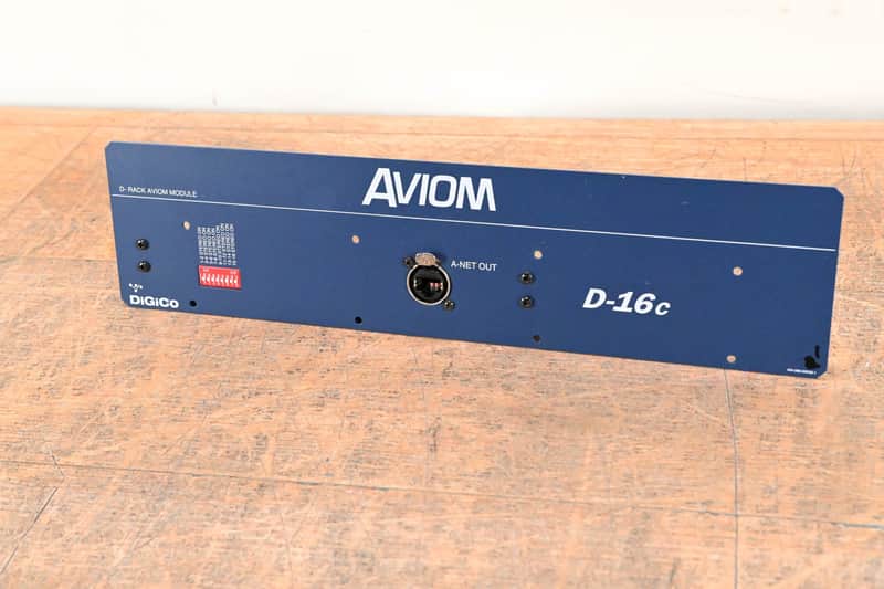 DiGiCo D-16c Aviom A-Net D-Rack Module CG01KLD image 1