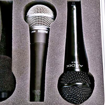 Multiple Brands Gator Microphone Case with 2x Shure SM57, 1x Shure SM58, & 1x Audix OM-5 image 5