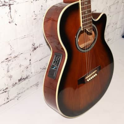 Galveston SB-300 Acoustic Electric Hollow Body Guitar Made in Korea image 7