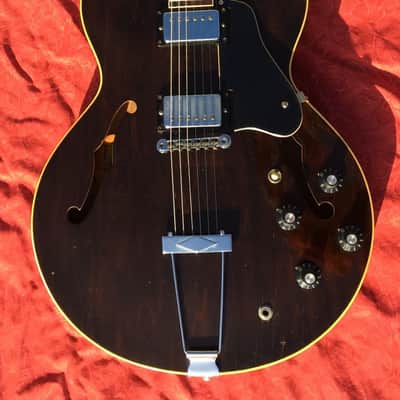 Gibson ES-335 Walnut 1969/70 Orange Label With Volute and Made in USA stamp image 5