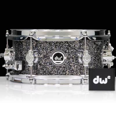 DWe 5x10 Laser Black Galaxy Snare Drum Bundle (Drum, Hub and Software) image 1