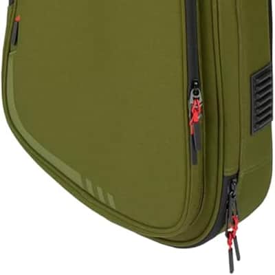 Gator Padded Gig Bag Case for Bass Electric Guitars - Green image 1
