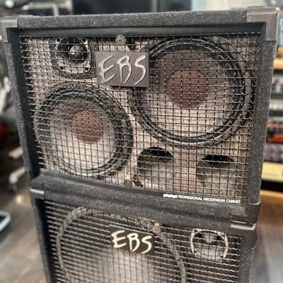 EBS HD350 Bass Amp Head With NEO 115 & NEO 210 Evolution Neoline Pro Speakers mid 2000s ish - Rack Mounted & Carpeted image 16
