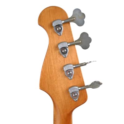 Offbeat Guitars "Priscilla" Bass - Distressed Pine Body, EMG Geezer Butler P/U, Aged Brass Pickguard image 14