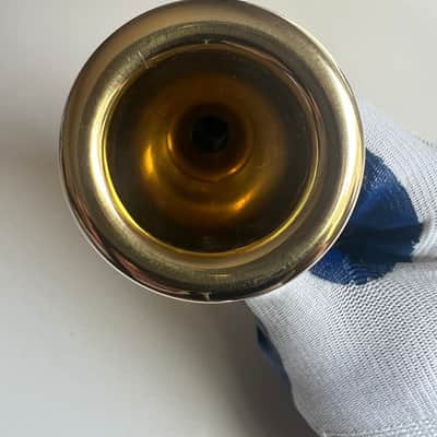 Mercer and Barker MB3 Tuba Mouthpiece Gold Plated image 7