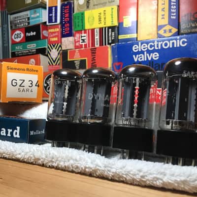 1x Old Stock Vintage Mullard GZ34 5AR4 + Box ~ Blackburn F32/F33 Gt Britain Grail Rectifier Tube ~ Musical Warm Dynamic Liquid Vintage Audio ~ Dynaco Silkscreen image 3