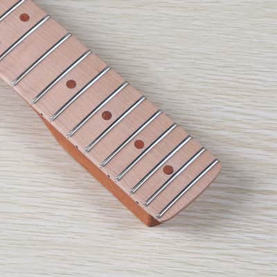 Mahogany Strat Guitar Neck With Maple Fingerboard,22Frets image 7