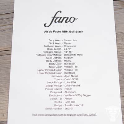 2026 Fano Alt de Facto RB6 - 7.24 LBS image 9