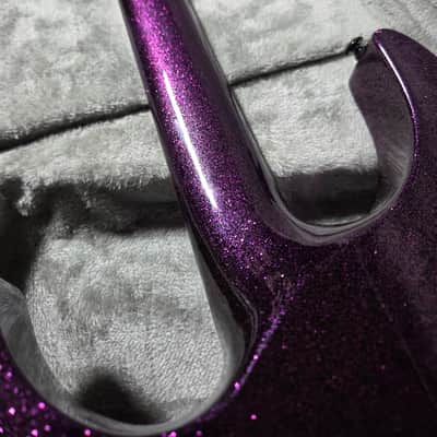 ESP LTD Kirk Hammett Signature KH-602 - Purple Sparkle w/ Hardshell Case image 11
