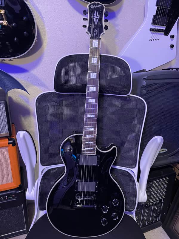 Epiphone Les Paul Custom Midnight | Reverb