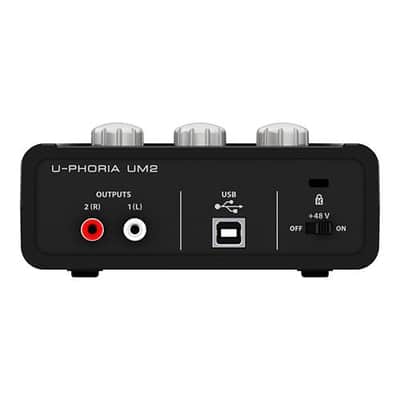Behringer U-PHORIA UM2 2x2 USB Audio Interface image 2