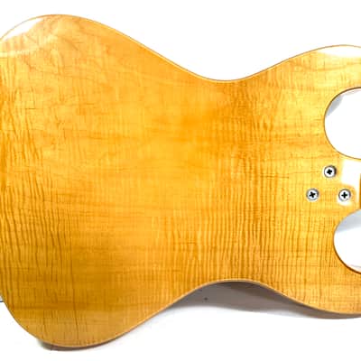 Kay electric guitar with gold hardware and flame maple body K300 K-300 speed bump 1955 - Tiger maple image 13