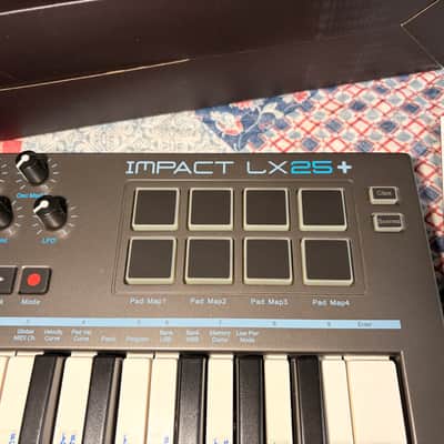 Nektar Impact LX25+ USB MIDI Keyboard Controller 2016 - 2021 - Black with box and software image 6