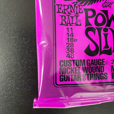 Ernie Ball 2220 Power Slinky Nickel Electric Guitar Strings (11-48) 2010s - Silver image 3