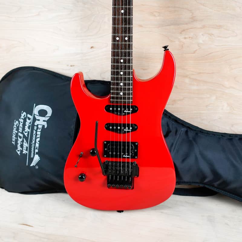 Charvel DK-065 SSH Model 3 Lefty 1990 Ferarri Red Made in Japan MIJ w/ Bag image 1