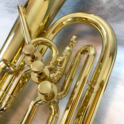 Near Mint King 627 Baritone Horn 3 Valve With Case & Mouthpiece (See Demo) image 4