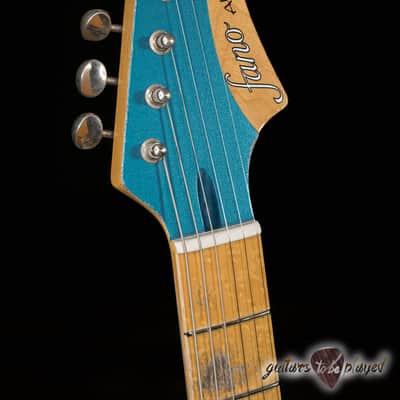 Fano MG6 Alt de Facto Lambertones Crema/Blondie Guitar – Lake Placid Blue image 5