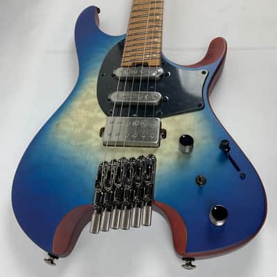 Ibanez QX54QM Blue Sphere Burst Matte BSM Q Series Quest Standard -NEW + GIG BAG - ACTUAL PICS IN AD image 15