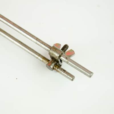 20's 30's Ludwig Simplicity Crash Holder Hanging Cymbal Mount Arm, Bass Drum Hoop Mount image 3
