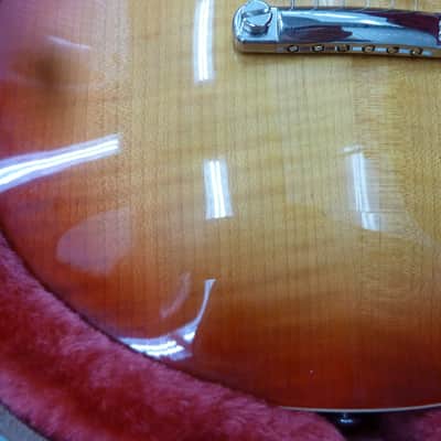 NEW! Gibson Les Paul Traditional Pro V Gloss 2021 AAA Flame Top Cherry Burst USA Case Papers_158 image 5