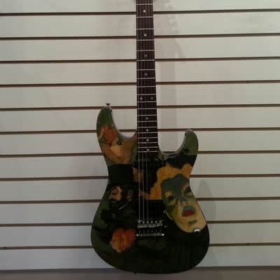 Schecter USA original Masterworks #5, NOS 1998 Toulouse-Lautrec Custom Graphic image 14