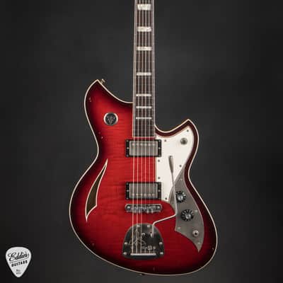 Novo Maple Top Miris JHH Dealer LTD - Harmony Burst w/ Amber Back & Sides #261166 image 3