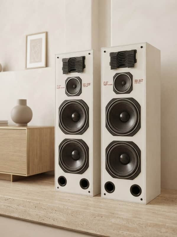 ELTAX CD-300 Rare Vintage Floor Speakers Working Hi-Fi 3-Way Stereo Speakers Warranty image 1