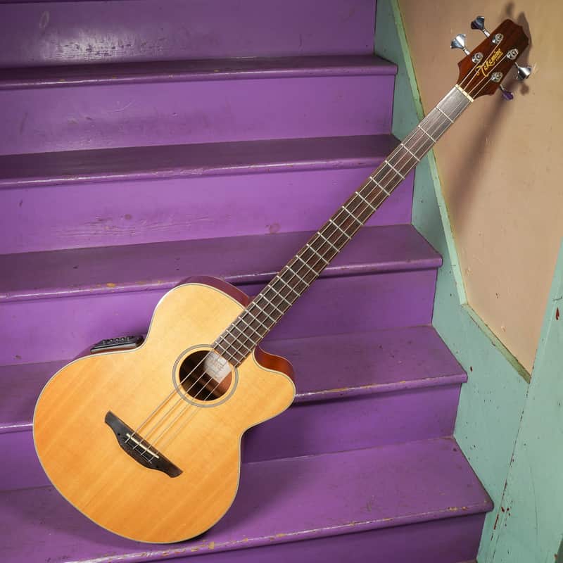 2013 Takamine EG512C 4-String Acoustic Electric Bass Guitar (VIDEO! Fresh Work, Ready)