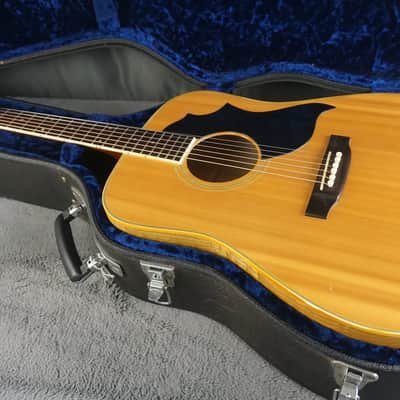 Pearl Folk Acoustic Guitar - Curly Maple - Japan Acoustic Guitar w/ Hard Case image 19
