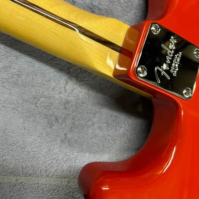 Fender  Stratocaster Partscaster 1955 Frampton Strat Recreation- Fiesta Red image 15