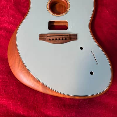 Fender Acoustasonic Player Jazzmaster Body Early 2020s - Ice Blue image 1