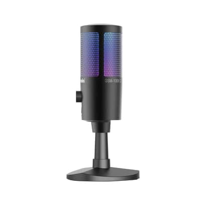 Gemini GSM-100 USB Digital Recording Desk Microphone w LED Lighting image 2