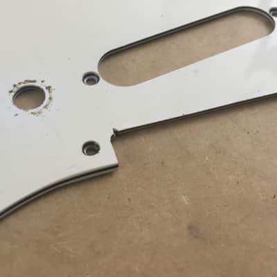 LEFTY Fender Stratocaster Pickguard 3-Ply Parchment Left Strat Natural Old Relic image 4