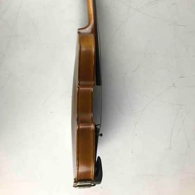 Antonius Stradivarius Cremonensis Faciebat Copy Anno 17 Violin Natural Wood image 10