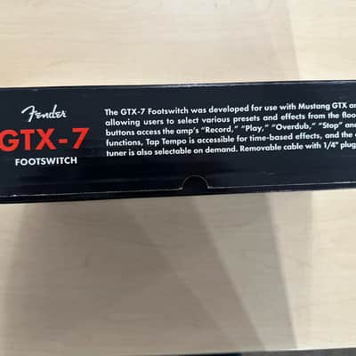 Fender GTX-7 Footswitch 2020 - Black image 2