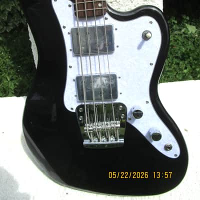 Squier Paranormal Rascal HH Bass Guitar, 2023, NOS, Charcoal Metalic image 3