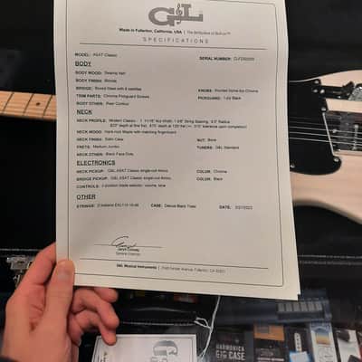 G&L USA ASAT Classic - Blonde image 12